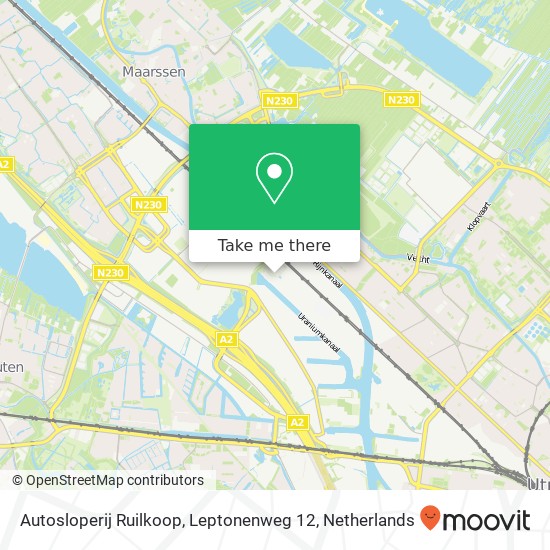 Autosloperij Ruilkoop, Leptonenweg 12 map