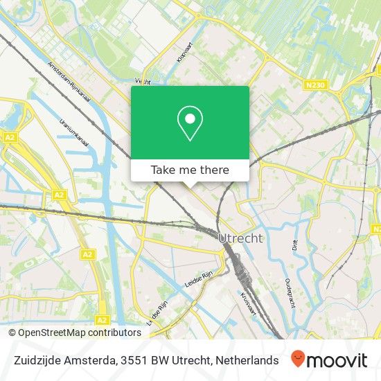 Zuidzijde Amsterda, 3551 BW Utrecht map