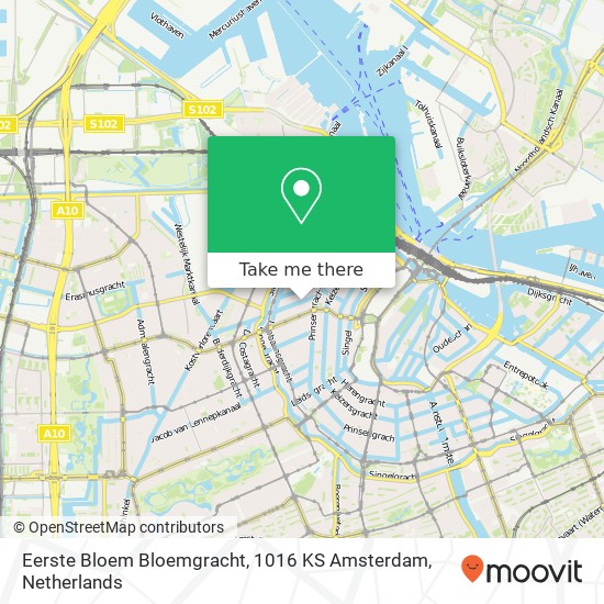 Eerste Bloem Bloemgracht, 1016 KS Amsterdam map