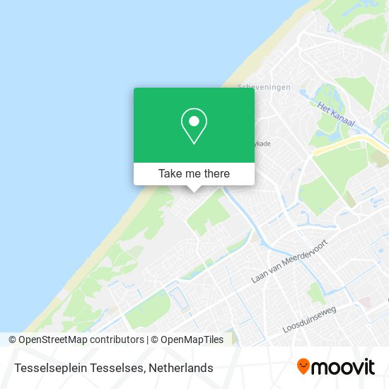 Tesselseplein Tesselses map