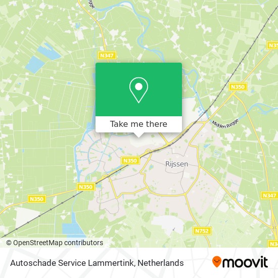 Autoschade Service Lammertink Karte