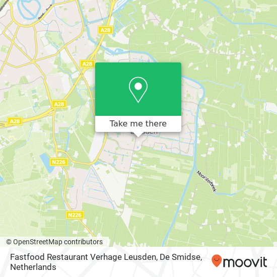 Fastfood Restaurant Verhage Leusden, De Smidse map