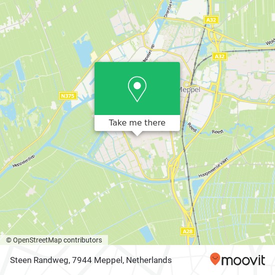 Steen Randweg, 7944 Meppel map