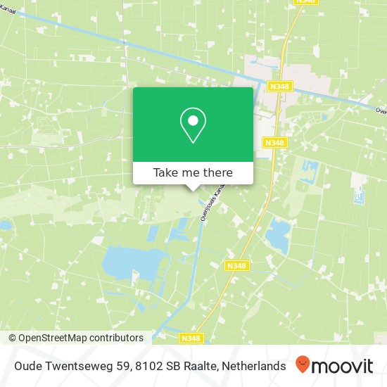 Oude Twentseweg 59, 8102 SB Raalte Karte