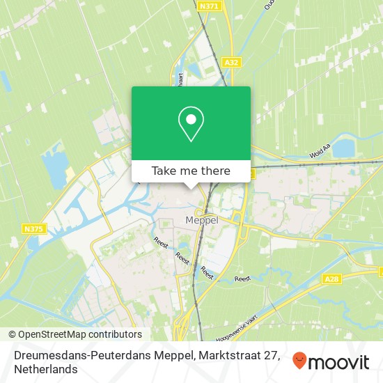 Dreumesdans-Peuterdans Meppel, Marktstraat 27 map