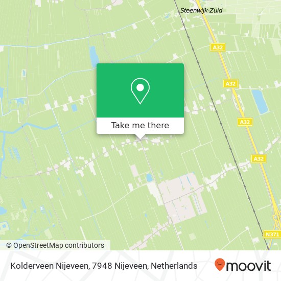 Kolderveen Nijeveen, 7948 Nijeveen Karte