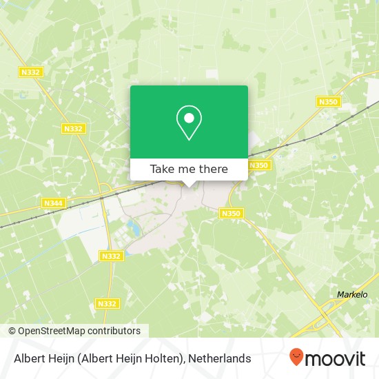 Albert Heijn (Albert Heijn Holten) map