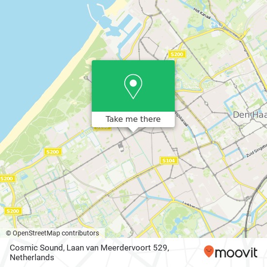 Cosmic Sound, Laan van Meerdervoort 529 map