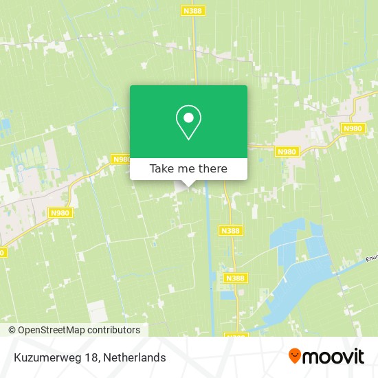 Kuzumerweg 18 map
