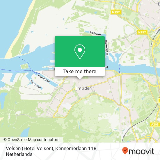 Velsen (Hotel Velsen), Kennemerlaan 118 map