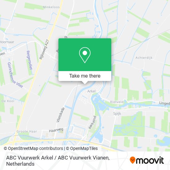 ABC Vuurwerk Arkel / ABC Vuurwerk Vianen map