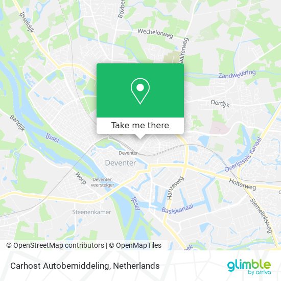 Carhost Autobemiddeling Karte