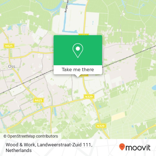 Wood & Work, Landweerstraat-Zuid 111 Karte