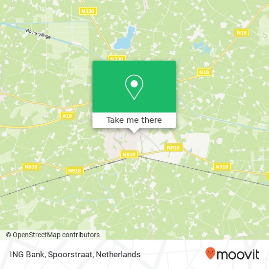 ING Bank, Spoorstraat map