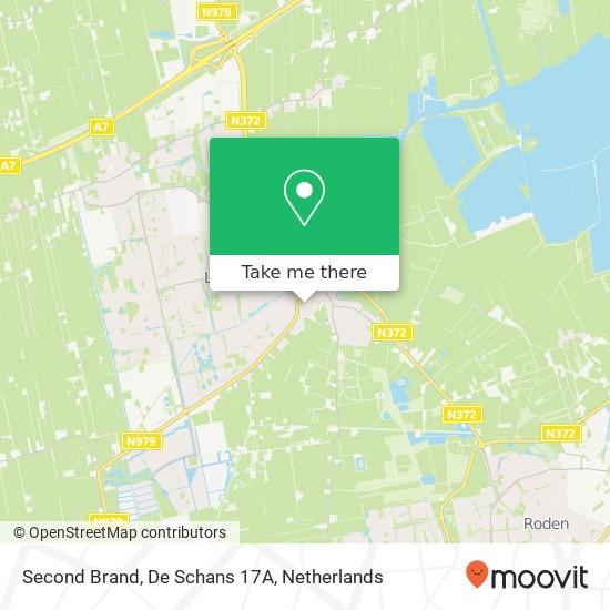 Second Brand, De Schans 17A map