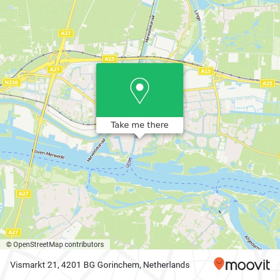 Vismarkt 21, 4201 BG Gorinchem map
