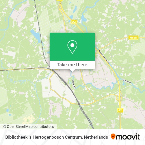 Bibliotheek 's Hertogenbosch Centrum map