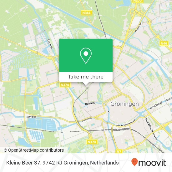 Kleine Beer 37, 9742 RJ Groningen map