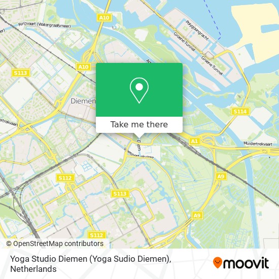 Yoga Studio Diemen (Yoga Sudio Diemen) map