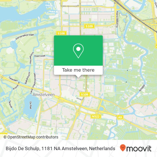 Bijdo De Schulp, 1181 NA Amstelveen map