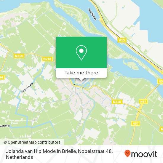 Jolanda van Hip Mode in Brielle, Nobelstraat 48 map