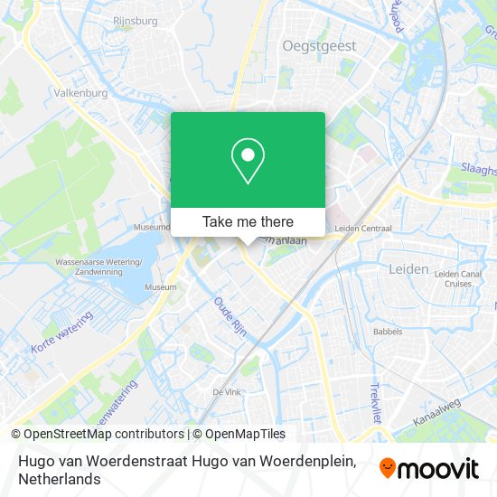 Hugo van Woerdenstraat Hugo van Woerdenplein map