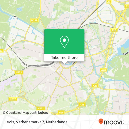 Levi's, Varkensmarkt 7 map