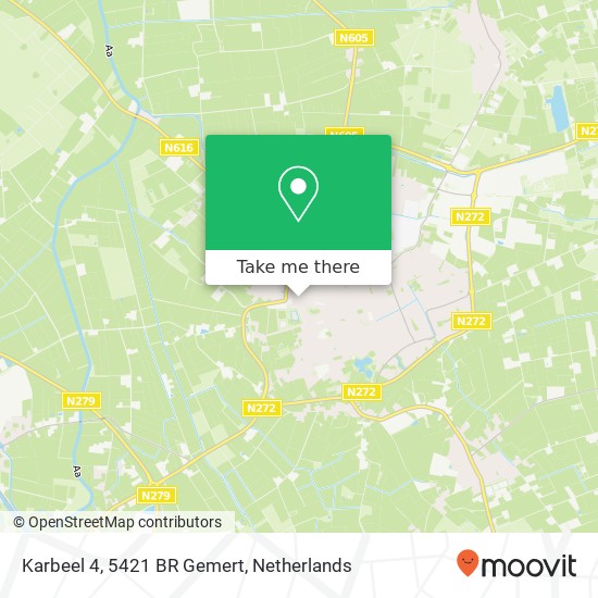 Karbeel 4, 5421 BR Gemert map