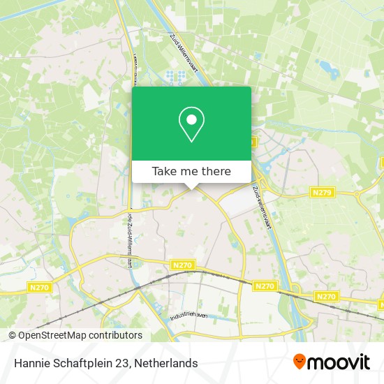 Hannie Schaftplein 23 map