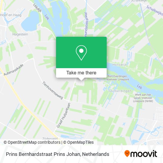 Prins Bernhardstraat Prins Johan map