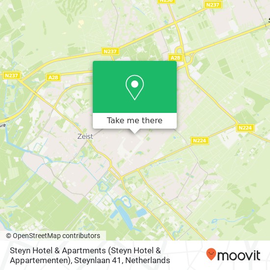 Steyn Hotel & Apartments (Steyn Hotel & Appartementen), Steynlaan 41 map