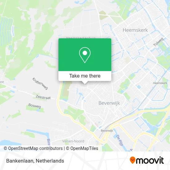 Bankenlaan map