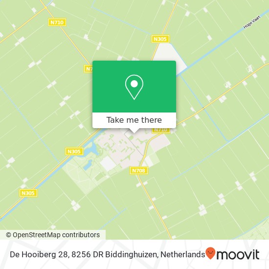 De Hooiberg 28, 8256 DR Biddinghuizen map