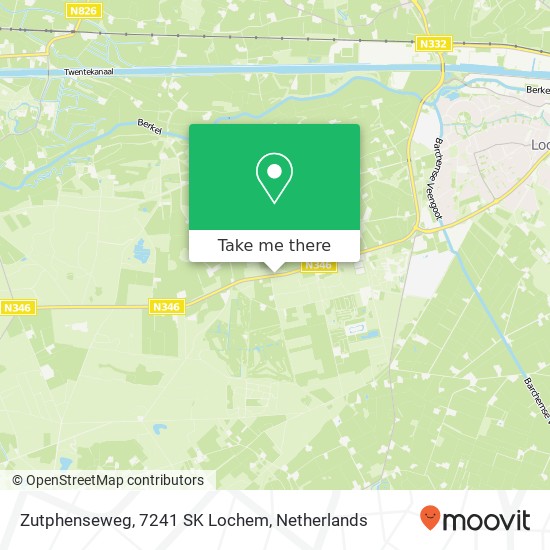 Zutphenseweg, 7241 SK Lochem map