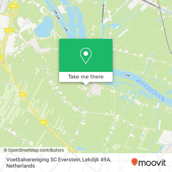 Voetbalvereniging SC Everstein, Lekdijk 49A map