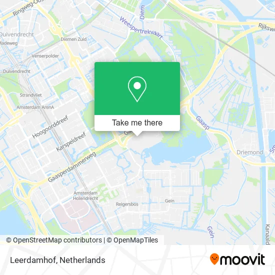 Leerdamhof map