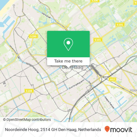 Noordeinde Hoog, 2514 GH Den Haag map