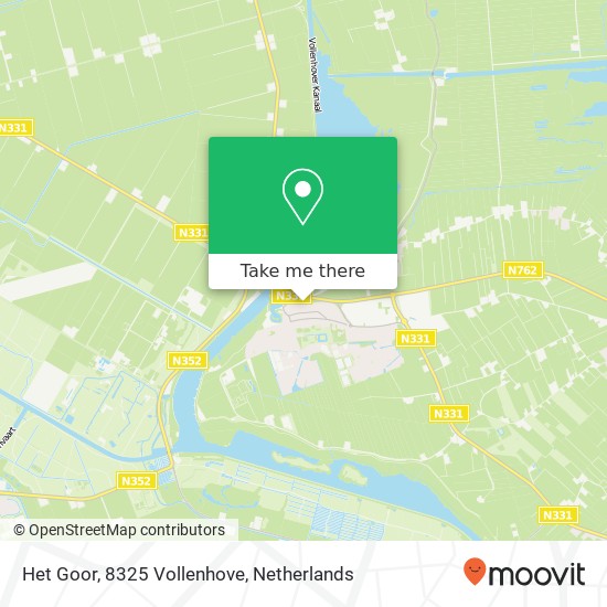 Het Goor, 8325 Vollenhove map