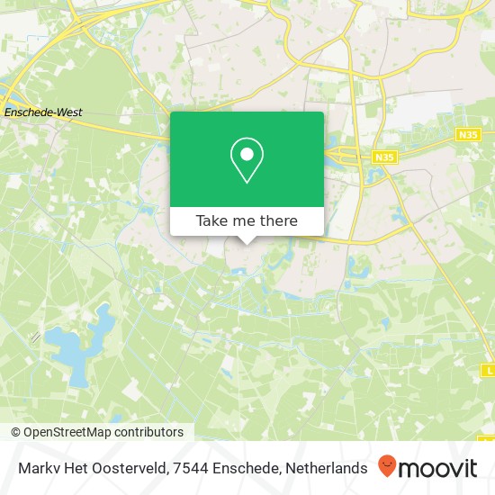 Markv Het Oosterveld, 7544 Enschede Karte