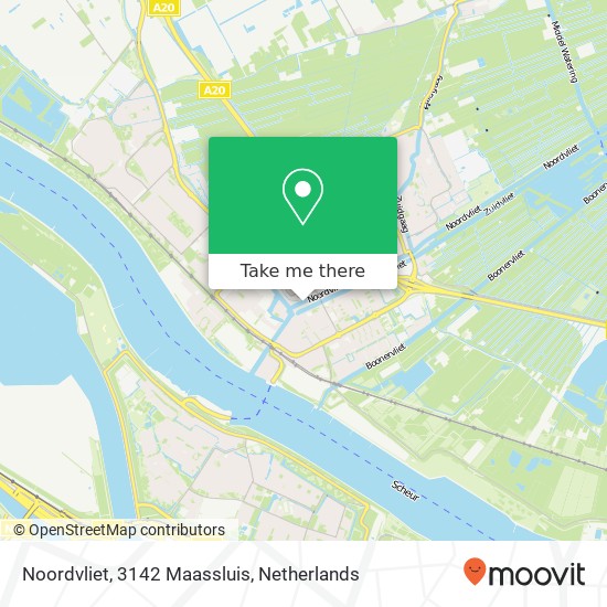 Noordvliet, 3142 Maassluis Karte