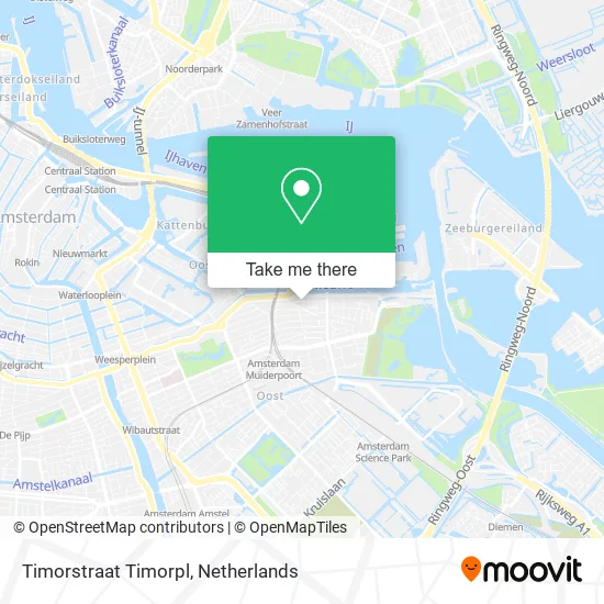 Timorstraat Timorpl map