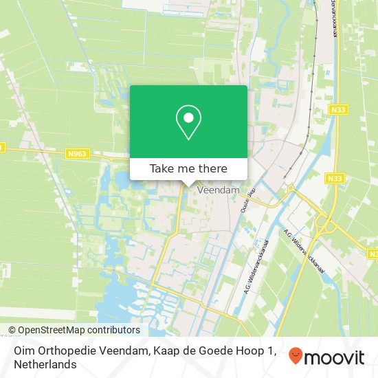 Oim Orthopedie Veendam, Kaap de Goede Hoop 1 map