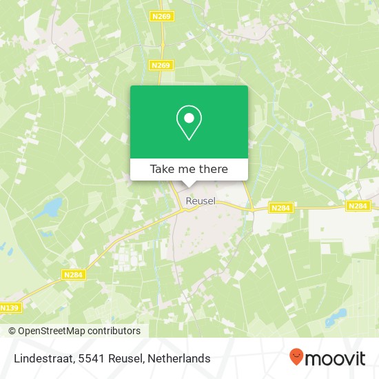 Lindestraat, 5541 Reusel map