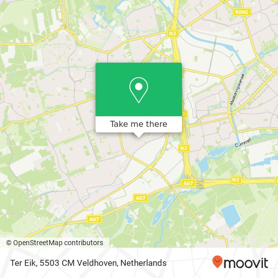 Ter Eik, 5503 CM Veldhoven map