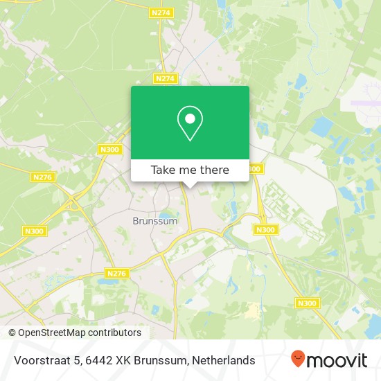 Voorstraat 5, 6442 XK Brunssum map