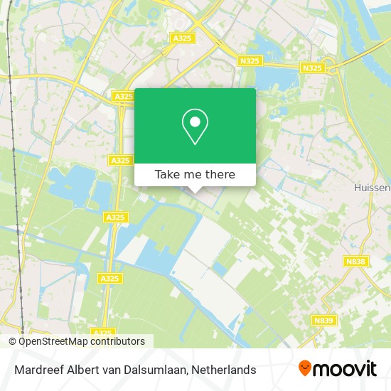 Mardreef Albert van Dalsumlaan map