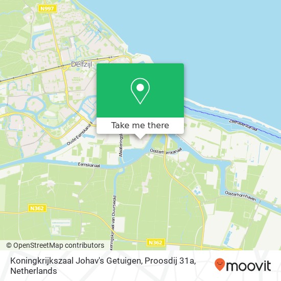 Koningkrijkszaal Johav's Getuigen, Proosdij 31a map