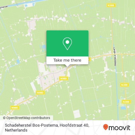 Schadeherstel Bos-Postema, Hoofdstraat 40 map