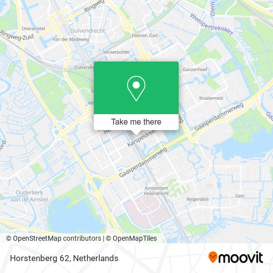Horstenberg 62 map