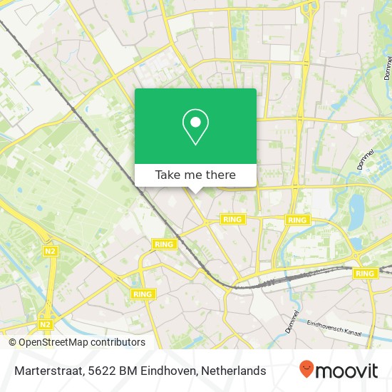 Marterstraat, 5622 BM Eindhoven map